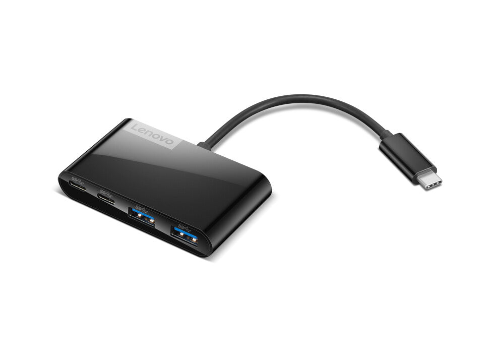 Lenovo GX91L84354 interface hub USB 3.2 Gen 1 (3.1 Gen 1) Type-C 625 Mbit/s Black
