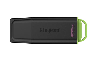 Kingston Technology DataTraveler 256GB Portable USB 3.2 Gen 1 Exodia Black/Green