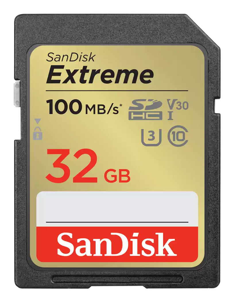 SanDisk Extreme 32 GB UHS-I Class 10 SDXC Memory Card