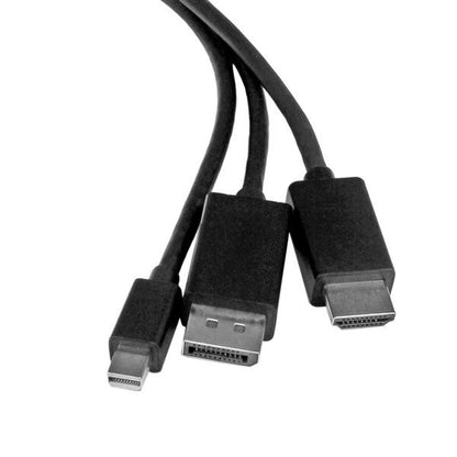 StarTech.com HDMI, DisplayPort or Mini DisplayPort to HDMI Converter Cable - 2 m (6 ft.)