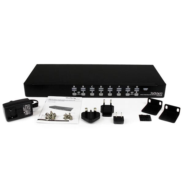 StarTech.com 16 Port 1U Rackmount USB KVM Switch with OSD