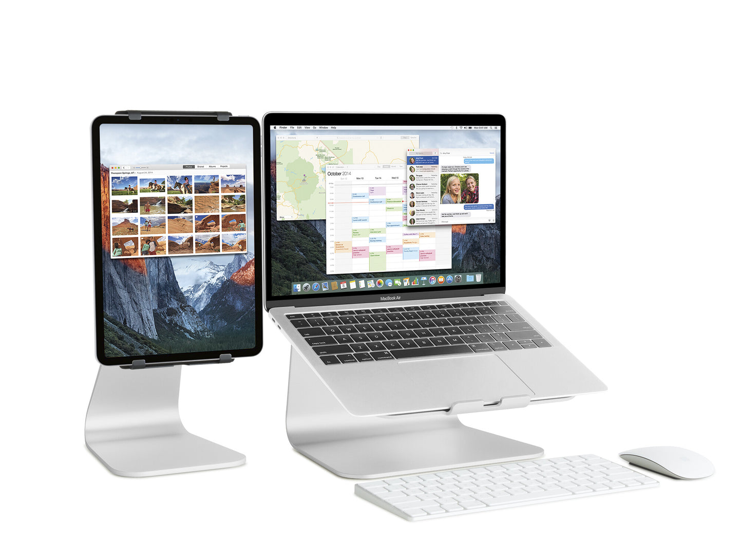 Rain Design mStand Laptop stand Silver 38.1 cm (15")