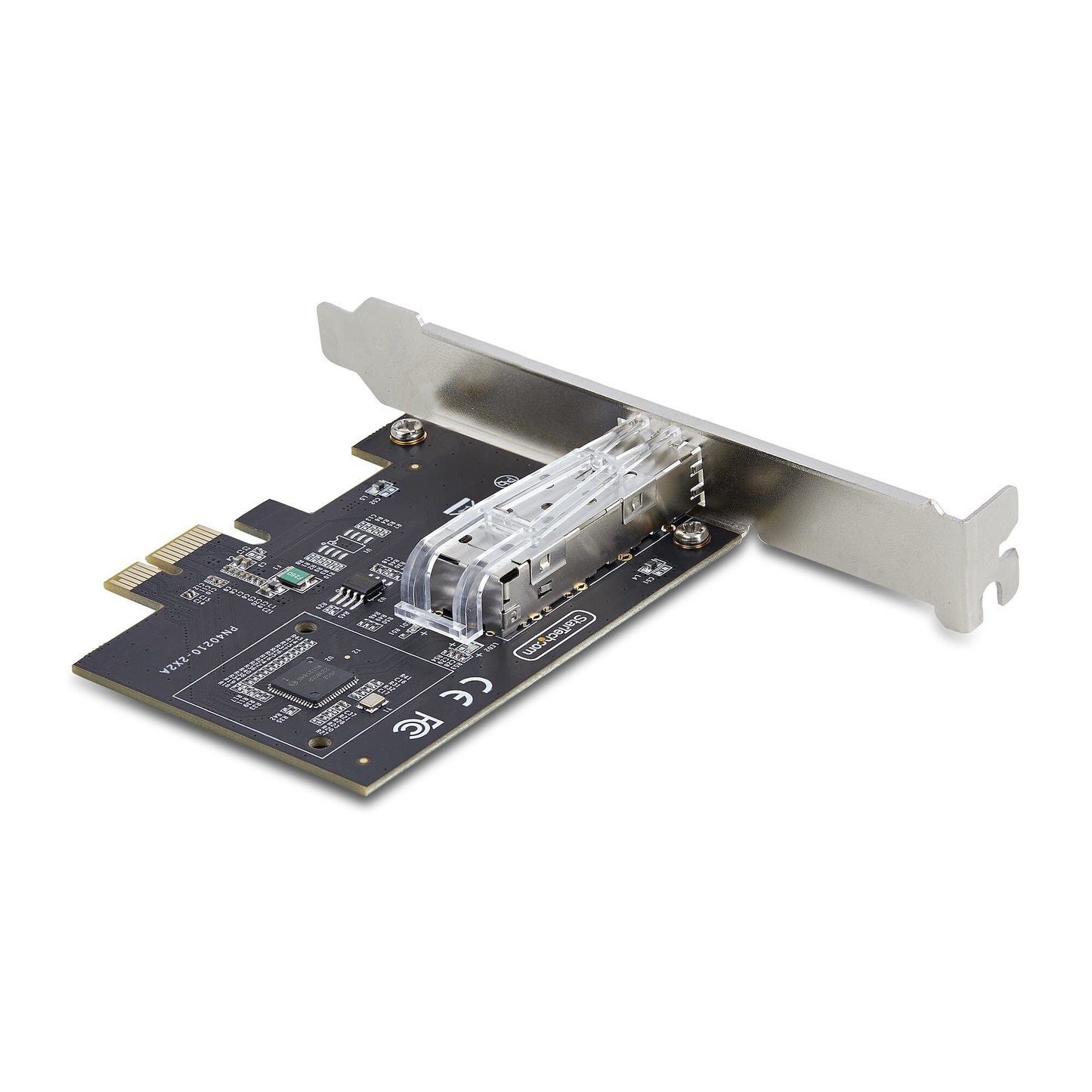 StarTech.com 1-Port GbE SFP Network Card, PCIe 2.1 x1, Intel I210-IS, 1GbE Controller, 1000BASE Copper/Fiber Optic, Single-Port Gigabit Ethernet NIC, Desktop/Server Backplanes - Windows and Linux Compatible