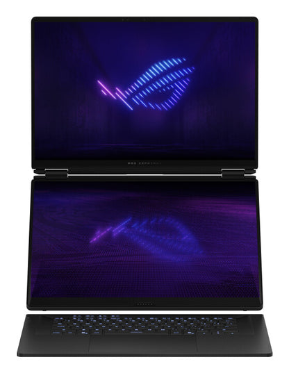 ASUS ROG Zephyrus Duo GX651AX-SR004W Intel Core Ultra 9 386H Hybrid (2-in-1) 40.6 cm (16") Touchscreen 3K 64 GB LPDDR5x-SDRAM 2 TB SSD NVIDIA GeForce RTX 5090 Wi-Fi 7 (802.11be) Windows 11 Home Grey