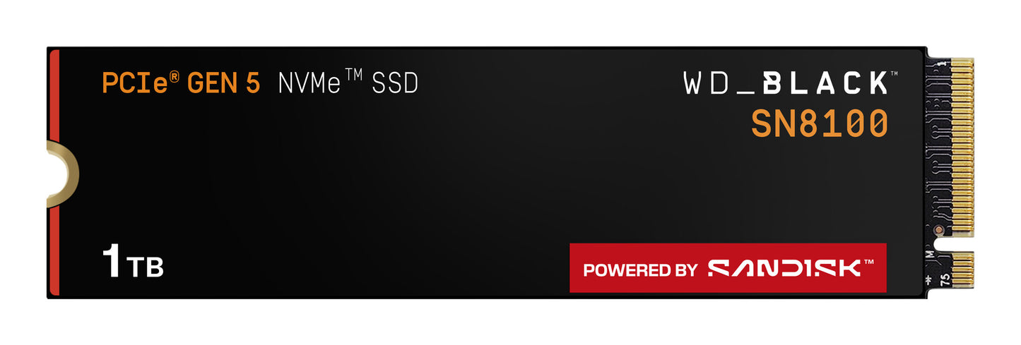 Western Digital Black WD_BLACK™ SN8100 NVMe™ SSD POWERED BY SANDISK 1 TB