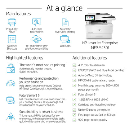 HP LaserJet Enterprise MFP M430f