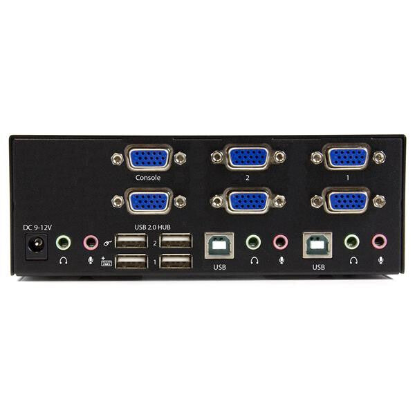 StarTech.com 2-port KVM switch with dual VGA - USB 2.0