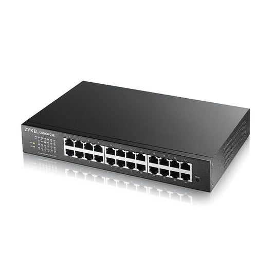 Zyxel GS1900-24E network switch, Managed, 24-port, black
