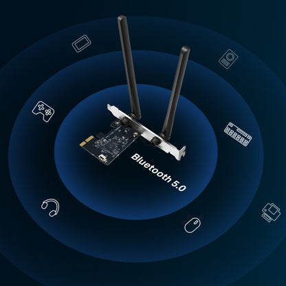 Mercusys AC1200 Wi-Fi Bluetooth PCIe Adapter