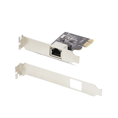 StarTech.com 1-Port Gigabit PCIe Network Adapter Card, Low-Profile NIC, 10/100/1000Mbps PCI Express LAN Card, Realtek RTL8111H, Windows and Linux, TAA Compliant