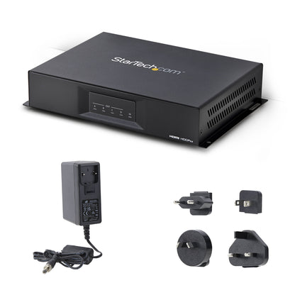 StarTech.com 2x2 HDMI Video Wall Controller - 4K 60Hz HDMI 2.0 Video Input to 4x 1080p Output - Video Wall Processor for Multi Screen Display - Video Wall Splitter - RS232/Ethernet Control