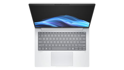 HP EliteBook 8 G1i Next Gen AI PC Wolf Pro Security Edition Copilot+ PC Intel Core Ultra 7 256V Laptop 35.6 cm (14") WUXGA 16 GB LPDDR5x-SDRAM 512 GB SSD Wi-Fi 7 (802.11be) Windows 11 Pro Silver