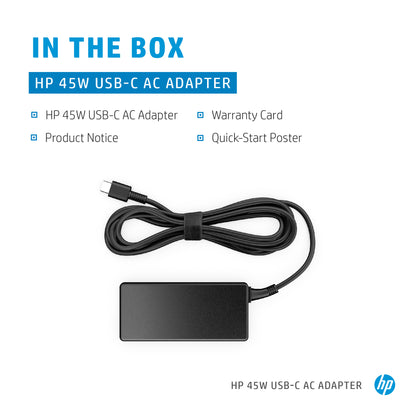HP 45W USB-C AC Adapter