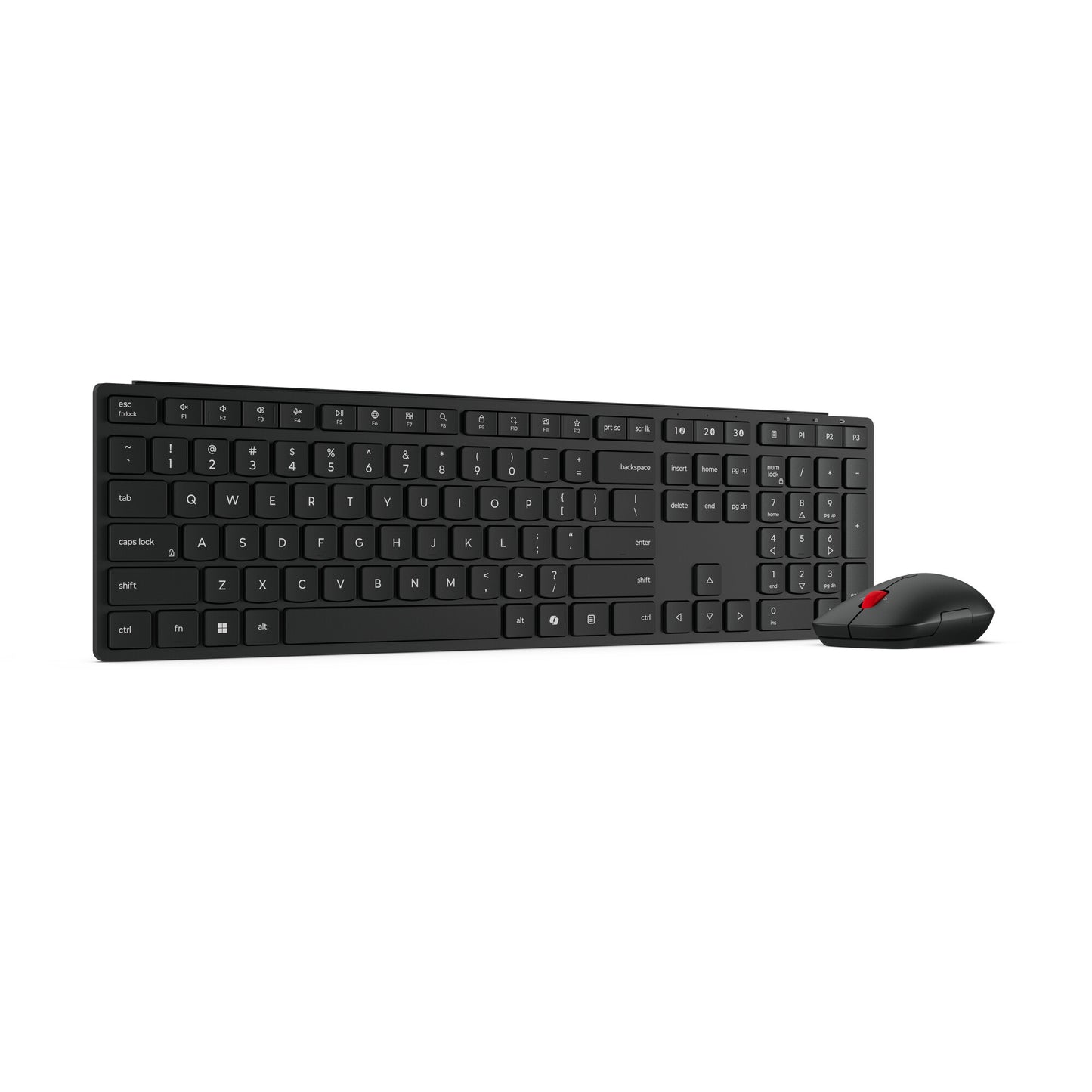 Lenovo 4X31S04814 keyboard Mouse included Office RF Wireless + Bluetooth German Black