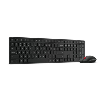 Lenovo 4X31S04814 keyboard Mouse included Office RF Wireless + Bluetooth German Black