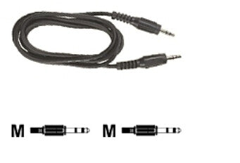 Mercodan 3.5mm, M-M, 20m audio cable Black