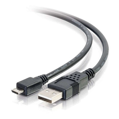 C2G 9.8ft (3m) USB 2.0 A to Micro-B Cable M/M - Black