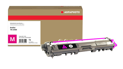 AgfaPhoto Compatible Toner Cartridge, Magenta, Replacement for Brother TN-245M, 2200 Pages