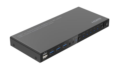 Microconnect MC-HDMIKVM0401-USB3-4K KVM switch Black