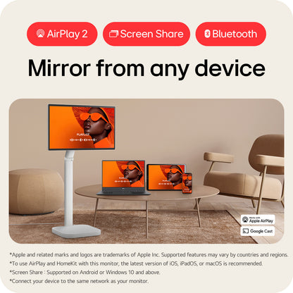 LG 32U889SA-W computer monitor 80 cm (31.5") 3840 x 2160 pixels 4K Ultra HD LCD Touchscreen White