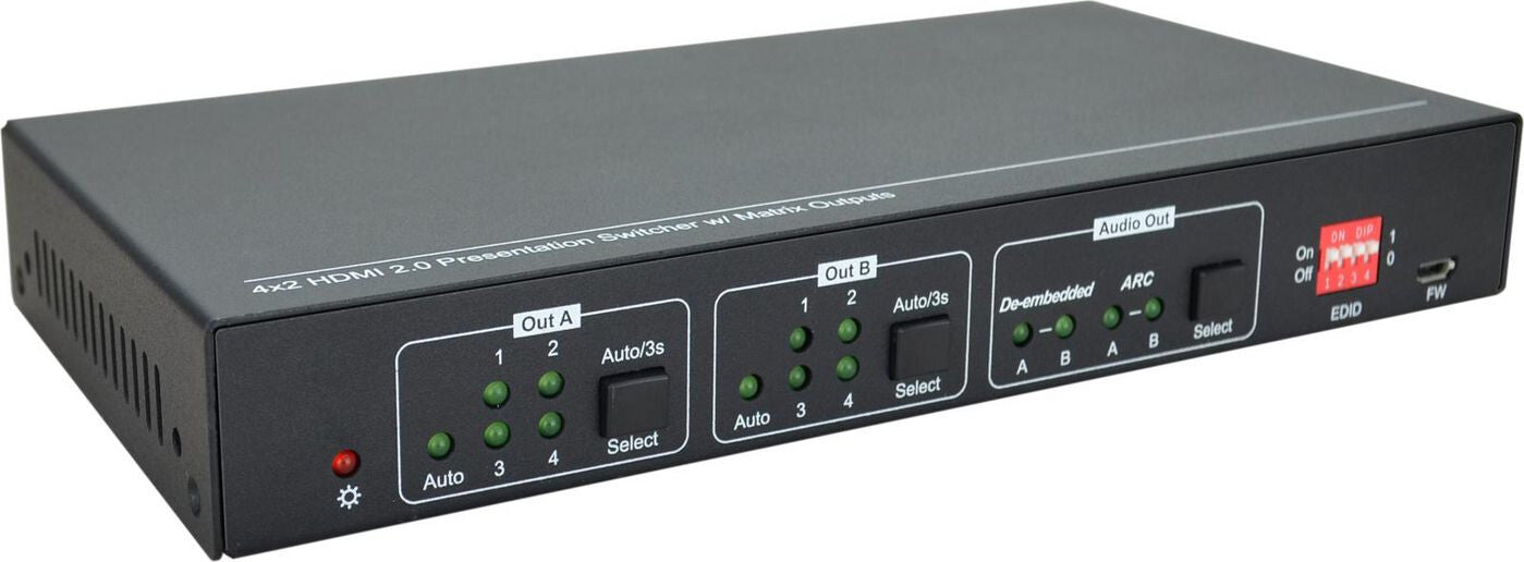 Vivolink VLHDMIMAT4X2RS matrix switcher Scaling matrix switcher 7.5 W