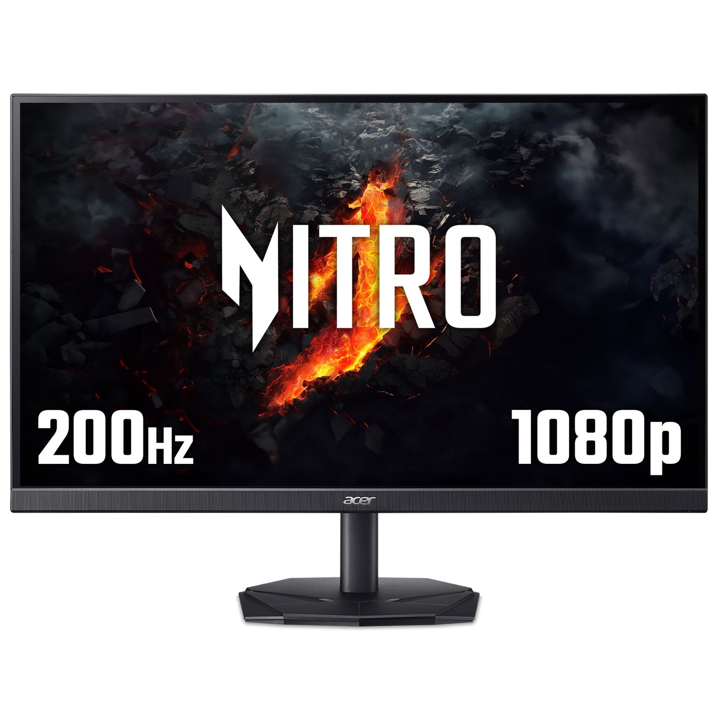 Acer KG1 Nitro KG241YX3 - 23.8" Full HD (1920x1080), 200Hz, 0.5ms, ZeroFrame, HDR10, FreeSync Premium Gaming Monitor