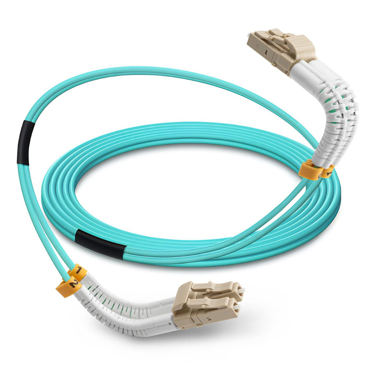 Lanview LVO2314705-FLEX InfiniBand/fibre optic cable 0.5 m LC Aqua colour