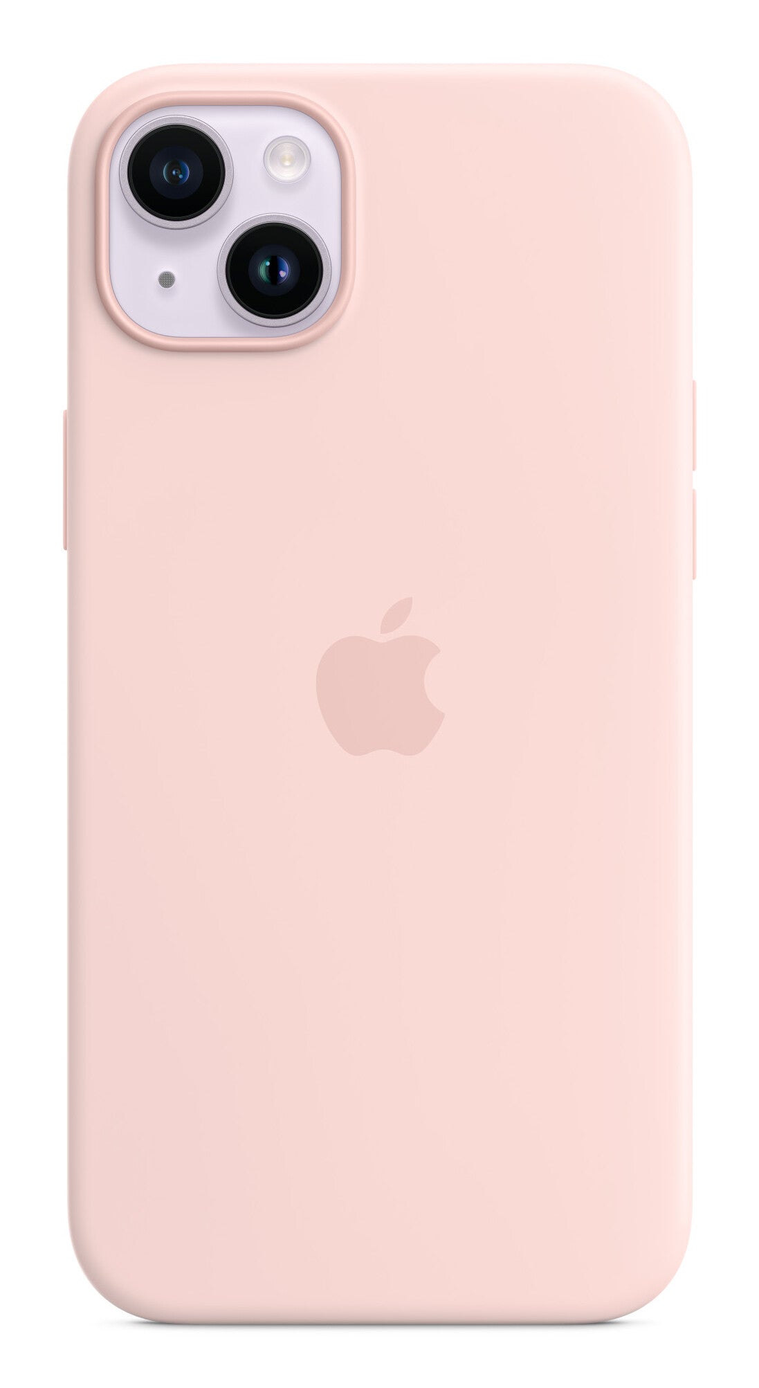 Apple iPhone 14 Plus Silicone Case with MagSafe - Chalk Pink