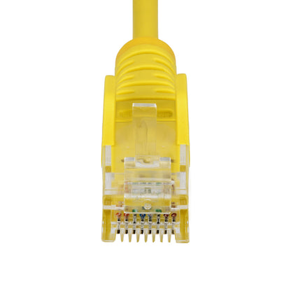 StarTech.com 5m Yellow Slim CAT6 Ethernet Cable, Snagless, 100W PoE, UTP, LSZH, 28AWG Pure Bare Copper Wire, Slim RJ45 Network Patch Cord w/Strain Reliefs, Individually Tested