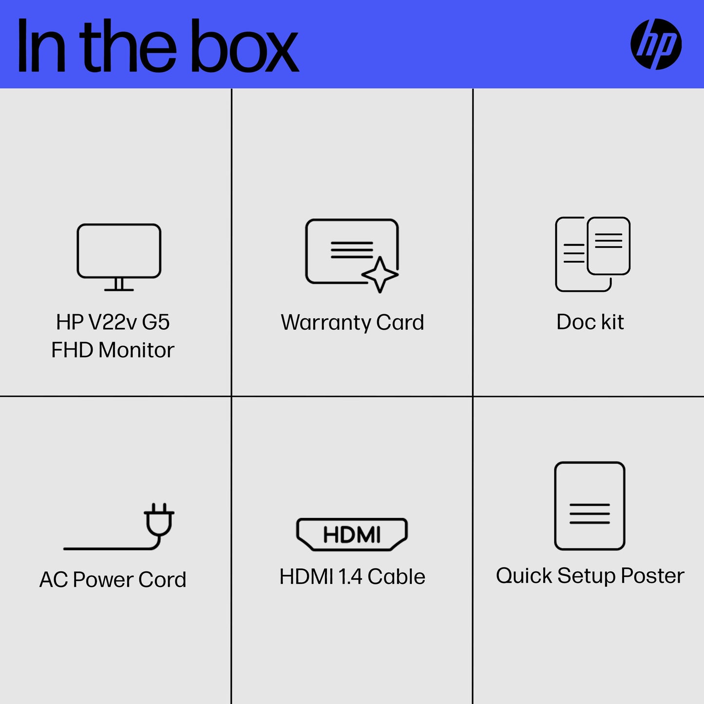 HP V22v G5 FHD Monitor