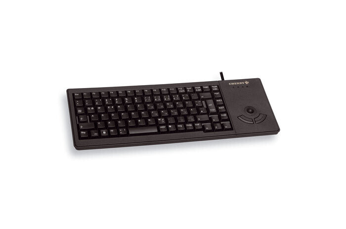 CHERRY XS Trackball keyboard Universal USB QWERTY US English Black