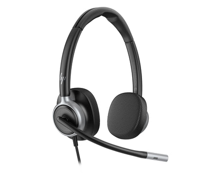 HP Poly Mission 625 Stereo USB Wired Headset (Bulk)