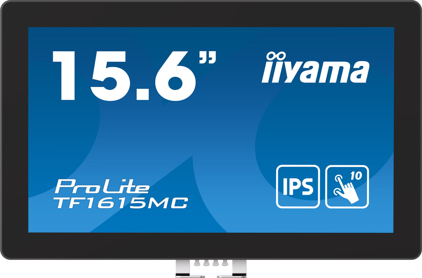 iiyama ProLite TF1615MC-B1 computer monitor 39.6 cm (15.6") 1920 x 1080 pixels Full HD Touchscreen Black
