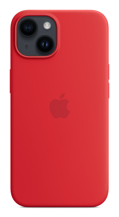Apple iPhone 14 Silicone Case with MagSafe - (PRODUCT)RED