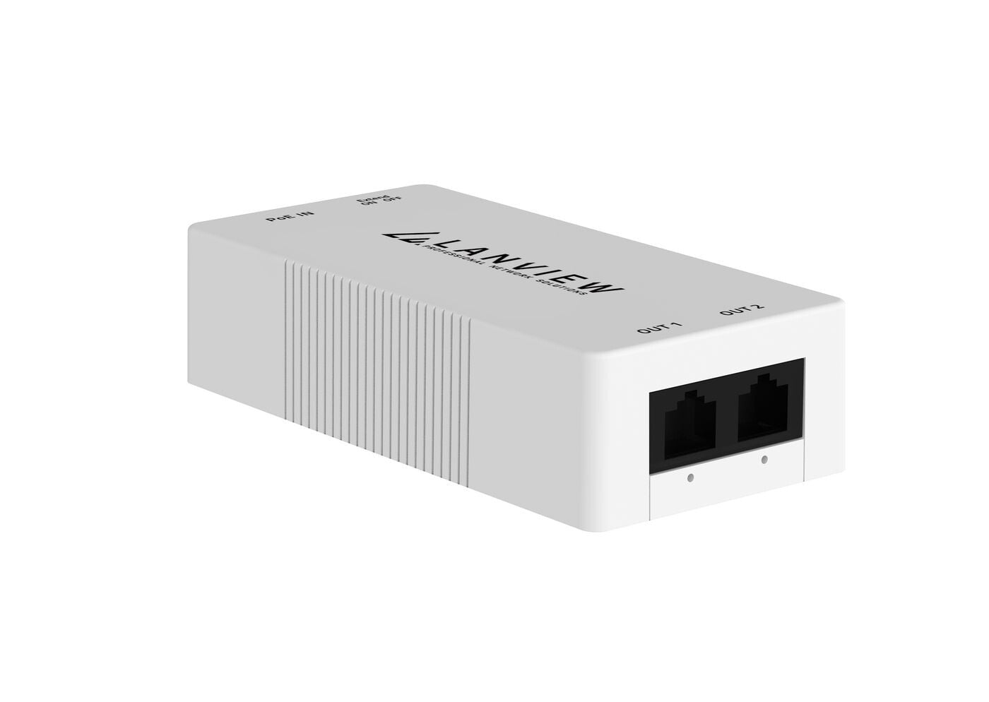 Lanview LVN-1000MB-POE30W-EXTENDER network extender White 100 Mbit/s