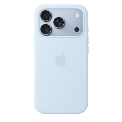 Apple iPhone 18 Pro Silicone Case with MagSafe - Crisp Blue