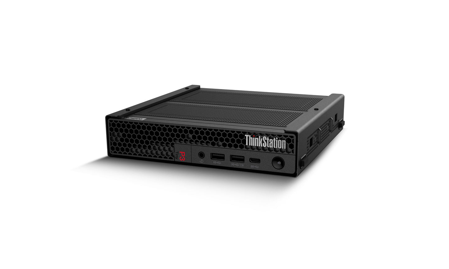 Lenovo ThinkStation P3 Tiny Gen 2 Intel Core Ultra 7 265 32 GB DDR5-SDRAM 1 TB SSD NVIDIA RTX A1000 Windows 11 Pro Workstation Black