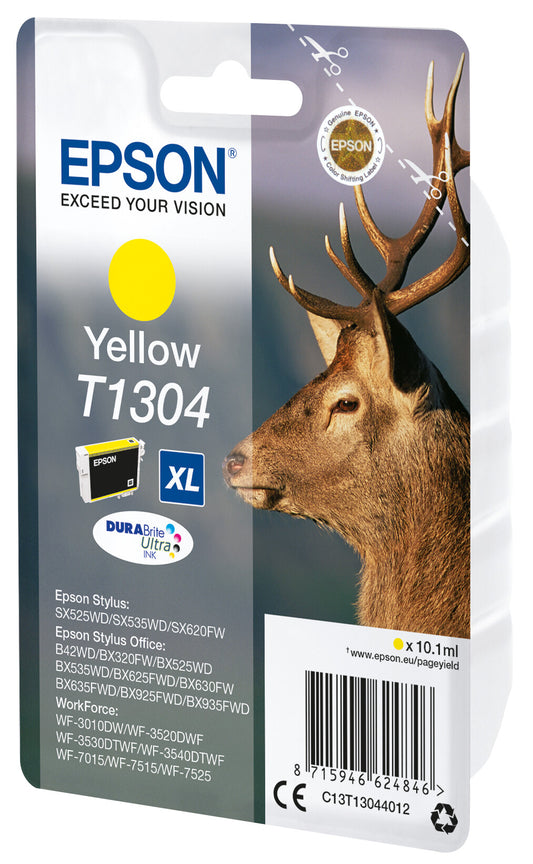 Epson Stag T1304 DURABrite Ultra Single Yellow ink cartridge