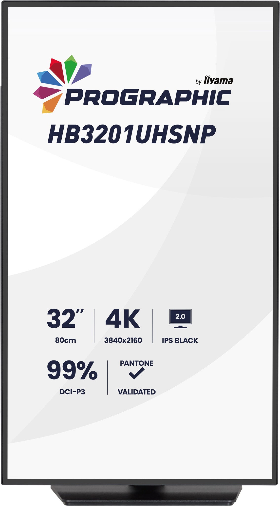 iiyama ProGraphic HB3201UHSNP-B1 computer monitor 80 cm (31.5") 3840 x 2160 pixels 4K Ultra HD Black