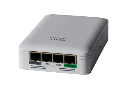 Cisco Business 145AC 802.11ac 2x2 Wave 2 Access Point 4 GbE Ports One PoE - Wall Plate, Limited Lifetime Protection (CBW145AC-E)