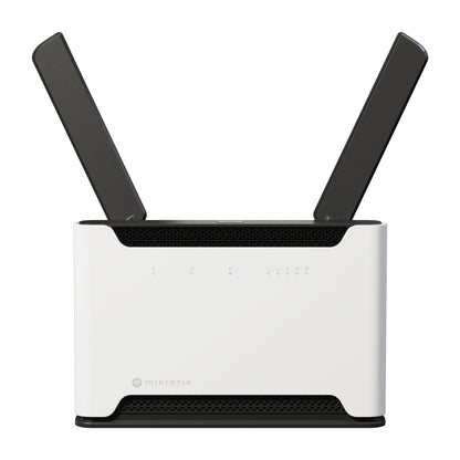 Mikrotik Chateau 5G R17 ax wireless router Gigabit Ethernet Dual-band (2.4 GHz / 5 GHz) Black, Grey