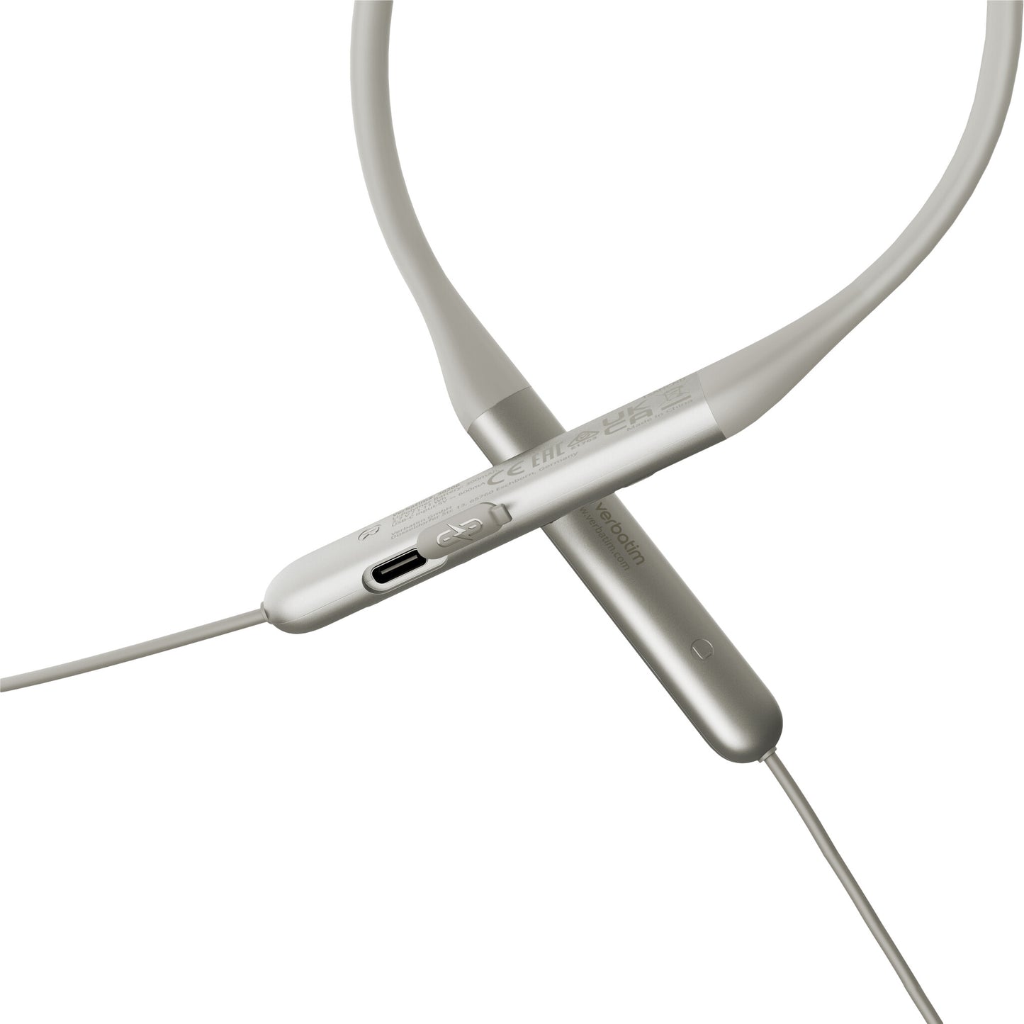 Verbatim TruSound ANC Neckband Earbuds Grey