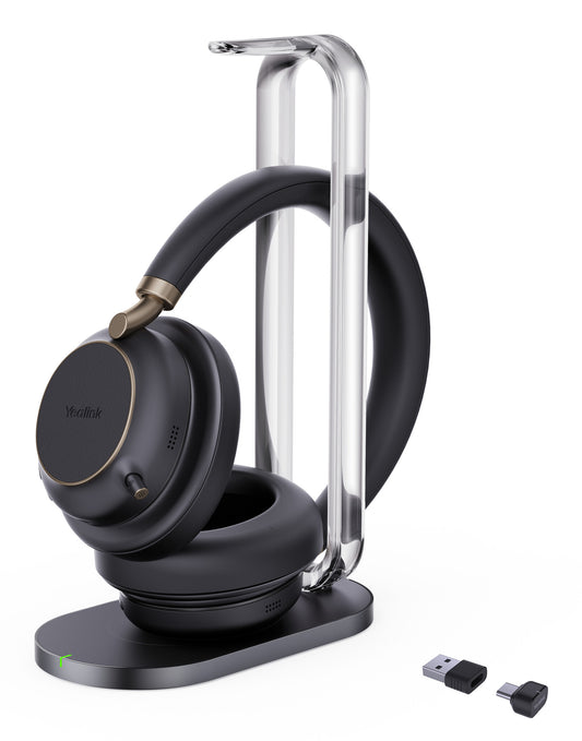 Yealink BH76 Plus with Charging Stand Teams Black USB-C/A Headset