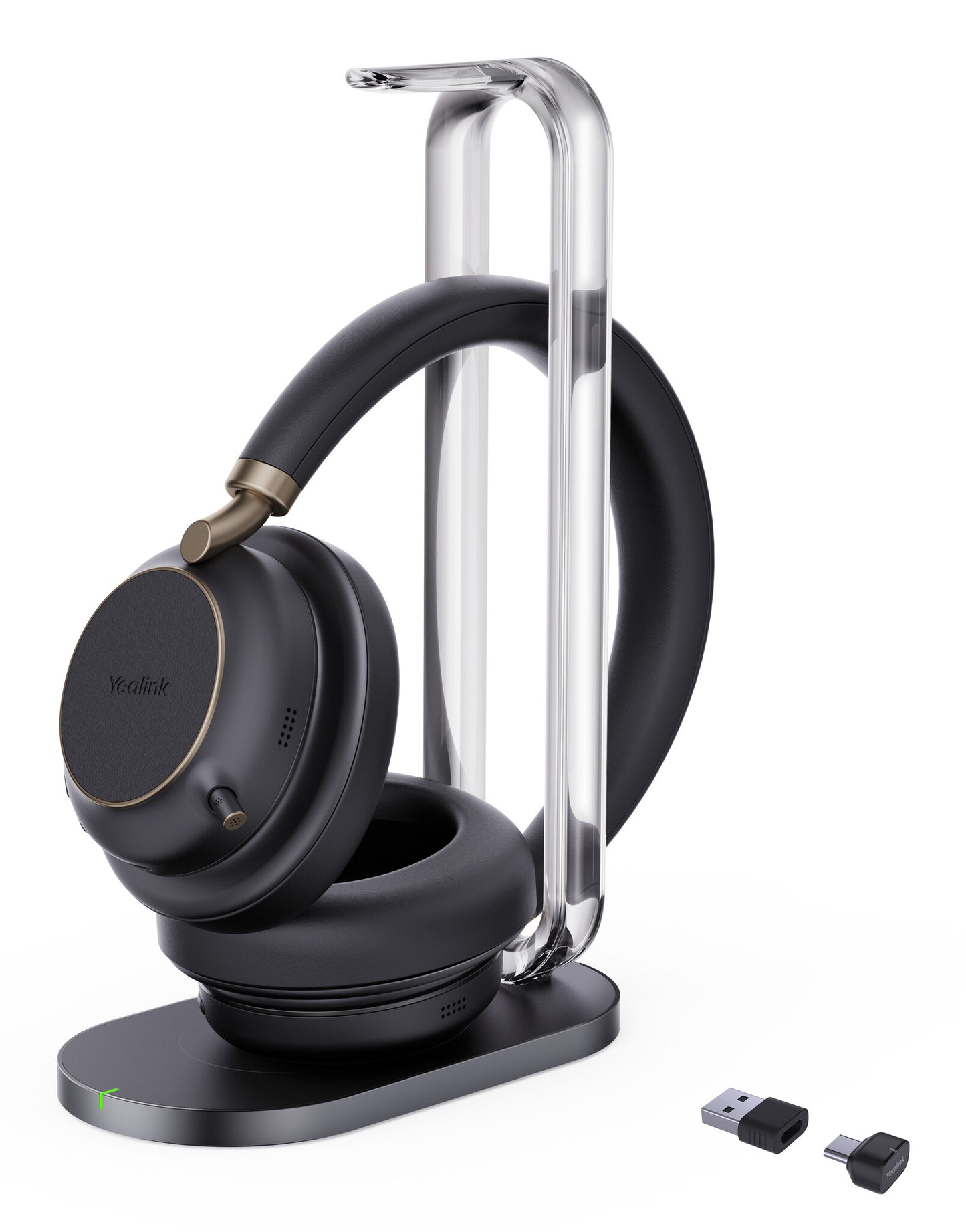 Yealink BH76 Plus with Charging Stand UC Black USB-C/A Headset