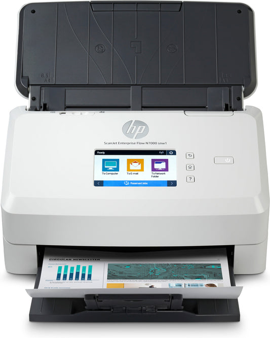 HP ScanJet Enterprise Flow N7000 snw1 Sheet-fed scanner 600 x 600 DPI A4 White
