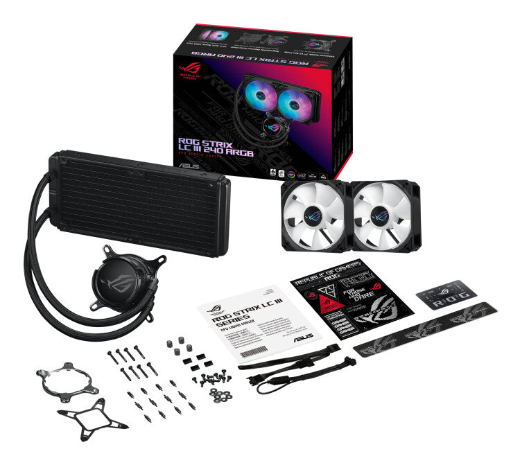 ASUS ROG Strix LC III 240 ARGB Processor All-in-one liquid cooler 12 cm Black