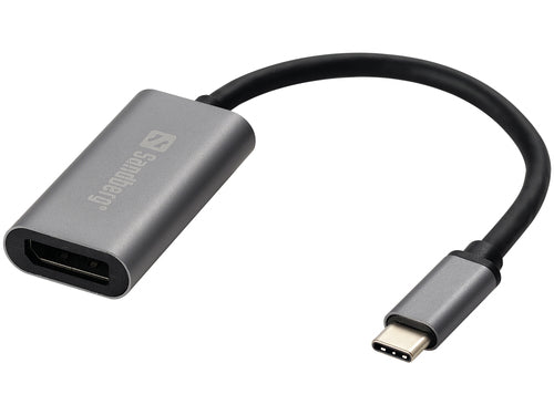 SANDBERG Graphic Adapter - Type C USB - 1 x DisplayPort, DisplayPort