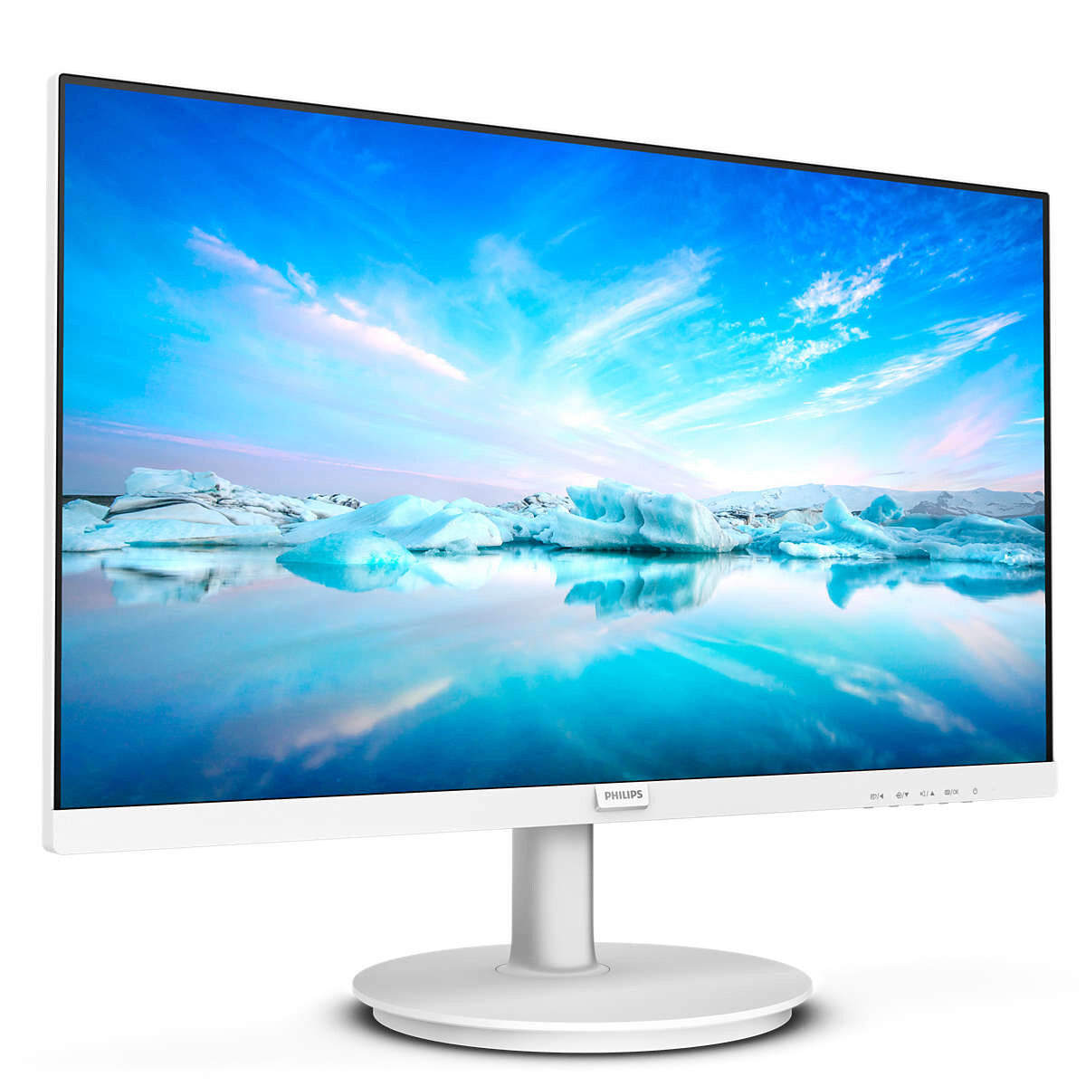 Philips V Line 241V8AW/00 computer monitor 60.5 cm (23.8") 1920 x 1080 pixels Full HD LCD White