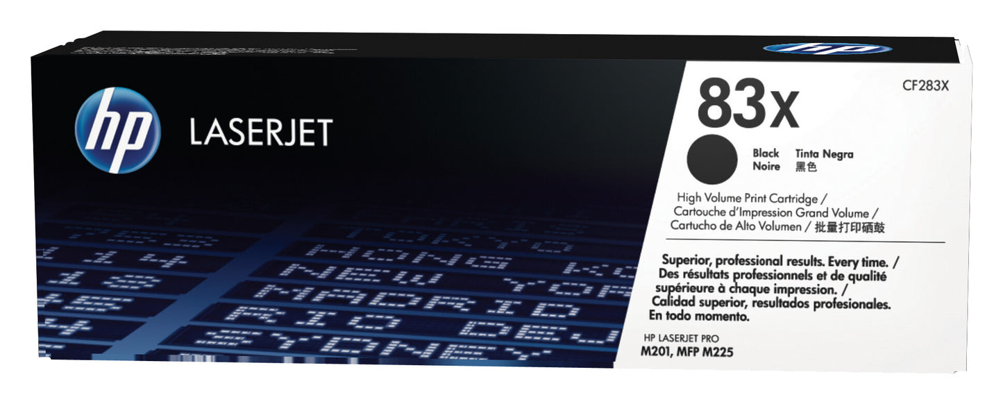 HP 83X High Yield Black Original LaserJet Toner Cartridge