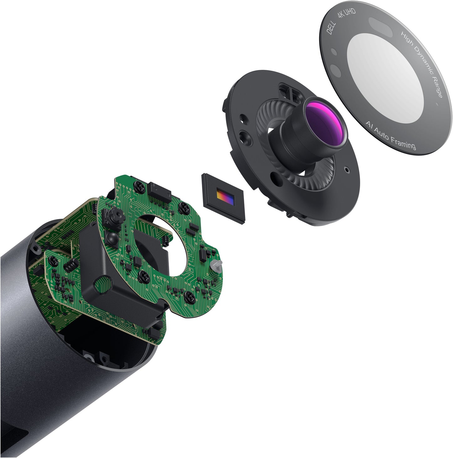 DELL WB7022 webcam 8.3 MP 3840 x 2160 pixels USB Black